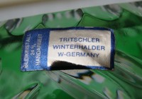 Tritschler Winterhalder винтажная хрустальная вазочка (M745)