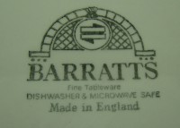 Тарелка фаянсовая Barratts Tablewares винтажная (V950)