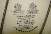 Johnson Brothers тарелки декоративные старинные 2шт (W091)