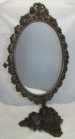 Зеркало большое настольное старинное (W165)