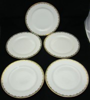 Limoges тарелки фарфоровые десертные винтажные 5шт (W220)