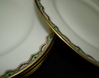 Limoges тарелки фарфоровые десертные винтажные 5шт (W220)