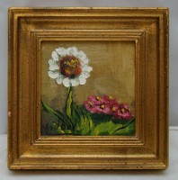 Картина маленькая винтажная Цветы (W601)