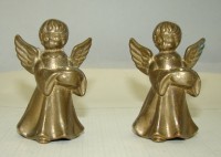 Фигурки подсвечники маленькие Ангел 2 шт. (Q633)