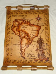 Сувенир кожаный настенный Южная Америка (Y192)