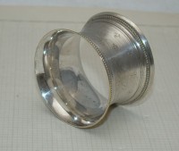 Кольцо для салфетки винтажное с инициалами G.M. (M750)