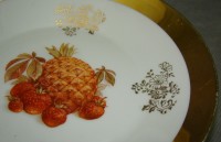 Erich Parbus тарелка для фруктов фарфоровая винтажная (W221)