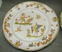 Moustiers тарелки фаянсовые настенные декоративные 2шт (W419)