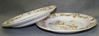Moustiers тарелки фаянсовые настенные декоративные 2шт (W419)