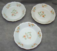 Limoges тарелки десертные фарфоровые винтажные 3шт (W222)