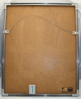 Гравюра акватинта винтажная в рамке (M851)