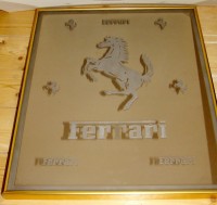 Зеркало Ferrari большое винтажное (W500)