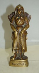 Статуэтка фигурка бронзовая винтажная (X974)