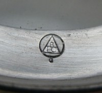 BPC кружка оловянная винтажная с прозрачным дном (Z117)