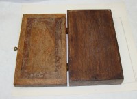 Шкатулка деревянная старинная (W831)