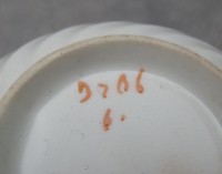 Чайные тройки фарфоровые старинные 2 шт. Синички (M861)