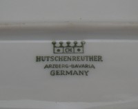 Hutschenreuther блюдо фарфоровое винтажное Цветы (M963)
