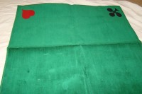 Сукно для игры в карты (скатерть на карточный стол) винтаж (W435)