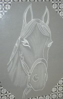Картина-графика Лошадь (Y290)