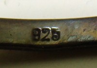Лорнет складной серебряный старинный (Q670)