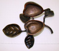 Шкатулка бронзовая Плод (W188)
