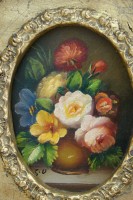 Картины миниатюры натюрморт Цветы Розы 3шт (X068)