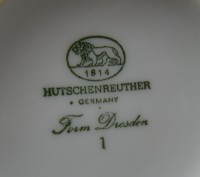 Hutschenreuther кофейник чайник винтажный фарфоровый (M671)