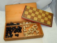 Старинные шахматы - шашки - мельница (P780)
