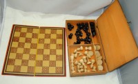 Старинные шахматы - шашки - мельница (P780)
