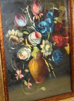 Картина маленькая винтажная Цветы (M576)