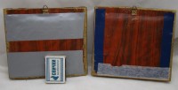 Картины репродукции Жан-Франсуа Милле миниатюрные винтажные 2 шт. (M578)