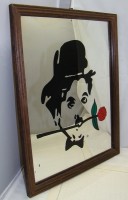 Портрет на зеркале Чарли Чаплин (W201)