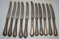 Hiram Wild ножи столовые старинный набор 11 шт. в футляре (M881)