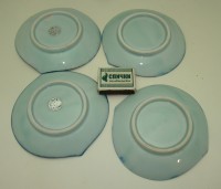 Тарелочки блюдечки фарфоровые винтажные 4 шт. (X489)