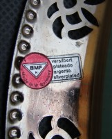BMF поднос винтажный с фламандским кружевом (X549)