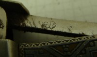 Нож гильотина для сигар брелок старинный (Q486)