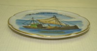 Сувенирная тарелочка Бельгийское морское побережье (X368)