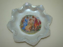 Zsolnay декоративная тарелочка Три нимфы (U147)