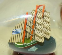 Сувенир Корабль в бутылочке (X373)