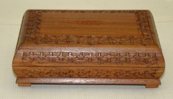 Шкатулка деревянная винтажная (Y074)