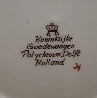 Delft тарелки винтажные 4 шт. Времена года (A101)