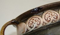 Вазочка кашпо винтажное керамическое Ар Нуво (A009)