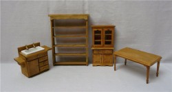 Мебель кукольная 4 предмета (S639)