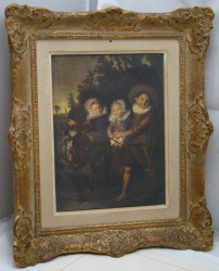 Картина репродукция винтажный принт Frans Hals (M906)