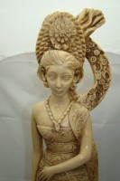 Статуэтка скульптура большая "Женщина в сари" (V877)