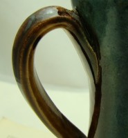 Ваза старинная с тремя ручками Ар Нуво (W279)