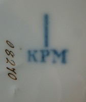 KPM Krister чайник и молочник фарфоровые антикварные 2шт (W400)