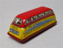 Игрушка заводная старинная "Автобус" (L073)