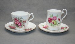 Royal Windsor две винтажные чайно-кофейные пары (A022)