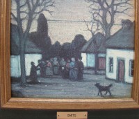 Картина репродукция Деревня (X050)